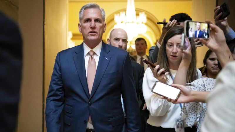 Congress poised for messy September as McCarthy races to avoid government shutdown